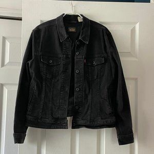 Levi's Denim Jacket, Black, Size L